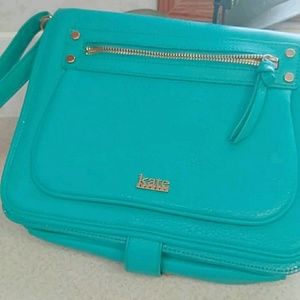 👍new Kate Landry iPad purse teal